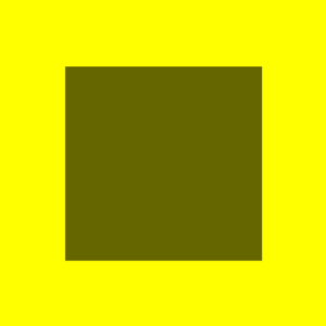 Una tonalità verde in un campo giallo