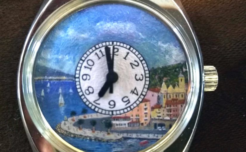 Il tuo orologio dipinto a mano: un ritratto, un paesaggio, un quadro famoso